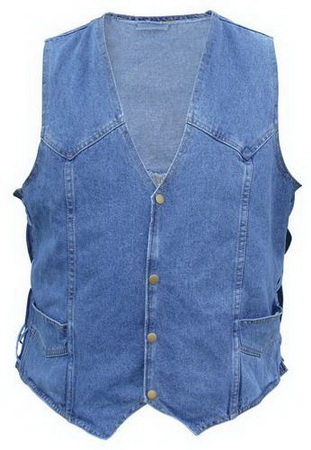 Blue Denim Vest