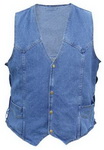 Blue Denim Vest