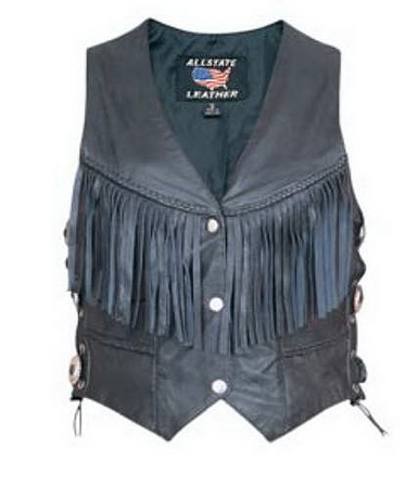 Ladies side lace braid Vest