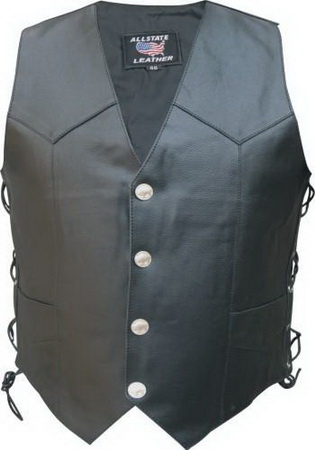 Men's buffalo snaps & Side lace Vest