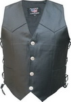 Men's buffalo snaps & Side lace Vest