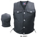 Men's Vest with buffalo head snaps